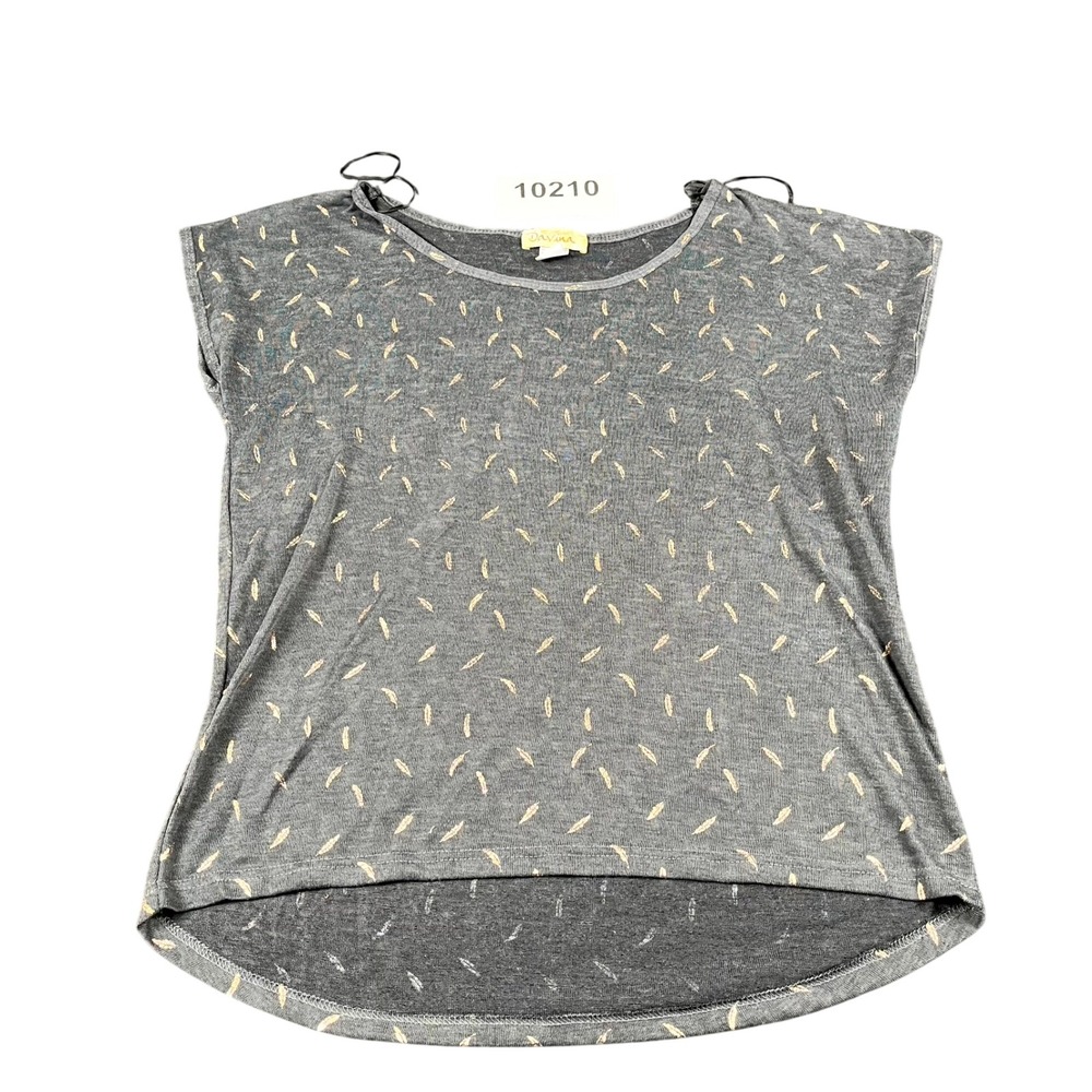 Davina Blouse Top Womens 2XL Gray Boat Neck Sleeveless Casual Streetwear Outdoor
